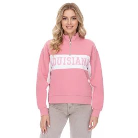   Vestino női szögletes Cropped pulóver  tartó-Up nyaklánc, túlméretezett Everyday Pulóver, Trojer 900390, Dusty rózsaszín Méret: L