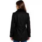 női kabát  Teddy szörme nyaklánc, szintetikus Lambskin dzseki kabát Kabát, Autumn Parka 939077 fekete Méret: 58