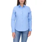 ELEVATE Hamell hosszú-újj Ing, Simple női Poplin blúz, világos kék, fekete Méret: XS