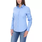 ELEVATE Hamell hosszú-újj Ing, Simple női Poplin blúz, világos kék, fekete Méret: XS