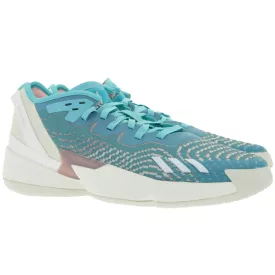   adidas D.O.N. Issue 4 Basketball Cipő, méret 50 és up, Sustainable Donovan Mitchell stílus Indoor Cipő  Bounce talp, HR0718 türkiz/fehér/kék Méret: 50_2_3