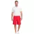Outfitter OCEAN FABRICS training Sort Rövidnadrág for férfi sustainable sport nadrág Tahi Match OUT-M-1032-OTW piros Méret: S