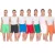 Outfitter OCEAN FABRICS női Training Sort Rövidnadrág: Sustainable Tahi Match sport Sort Rövidnadrág OUT-W-1032-OTW in zöld, piros, narancssárga, fehér, kék, vagy Anthracite Méret: M