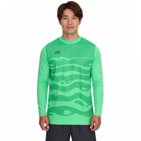   Outfitter OCEAN FABRICS Tahi férfi Goalkeeper Jersey, Moisture-wicking és quick-drying, hosszú-sleeved soccer Ing, OUT-M-1033-OTW-25 zöld Méret: L
