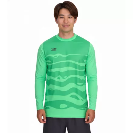 Outfitter OCEAN FABRICS Tahi férfi Goalkeeper Jersey, Moisture-wicking és quick-drying, hosszú-sleeved soccer Ing, OUT-M-1033-OTW-25 zöld Méret: L