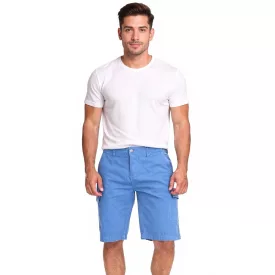   U.S. POLO ASSN. férfi Leisure Cargo Sort Rövidnadrág, Lightweight Leisure Sort Rövidnadrág  U.S. Polo Embroidery, Sort Rövidnadrág 143 68147 52661 335 világos kék Méret: M