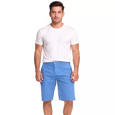 U.S. POLO ASSN. férfi Leisure Cargo Sort Rövidnadrág, Lightweight Leisure Sort Rövidnadrág  U.S. Polo Embroidery, Sort Rövidnadrág 143 68147 52661 335 világos kék Méret: XL