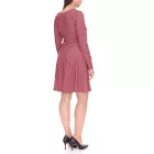 Aniston alkalmi női Mini ruha, stílusos Summer ruha, hosszú-Sleeved ruha, 70060254 rózsaszín/fekete/piros Méret: 42