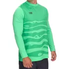 Outfitter OCEAN FABRICS Tahi férfi Goalkeeper Jersey, Moisture-wicking és quick-drying, hosszú-sleeved soccer Ing, OUT-M-1033-OTW in narancssárga vagy zöld Méret: S