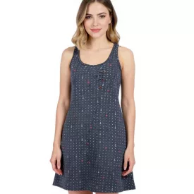   ALIFE és KICKIN CamyAK B női mini ruha, pontozott pamut ruha, summer ruha 42548259 Navy Méret: M
