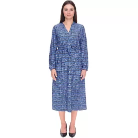   DELMAO női blúz ruha, Summer blúz  márka Lettering, hosszú-Sleeved Ing, 47783738 kék Méret: 42