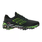 adidas ZG23 Fenntartható női golfcipő Lightstrike párnázással, sportcipő cserélhető szegecsekkel, IE2140 Fekete/Zöld Méret:38_2_3