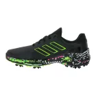 adidas ZG23 Fenntartható női golfcipő Lightstrike párnázással, sportcipő cserélhető szegecsekkel, IE2140 Fekete/Zöld Méret:38_2_3