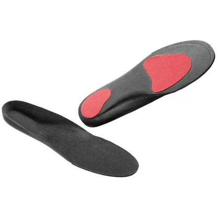 SoleFoot Insoles Hi-Performance Shoe Insoles fekete Deluxe Edition fekete/piros for everyday wear, work, vagy sport Méret: 36_38