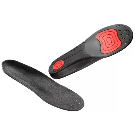 SoleFoot Insoles Hi-Performance Shoe Insoles fekete Deluxe Edition fekete/piros for everyday wear, work, vagy sport Méret: 39_41