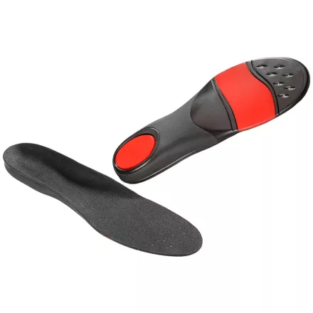 SoleFoot Insoles Hi-Performance Shoe Insoles fekete Deluxe Edition fekete/piros for everyday wear, work, vagy sport Méret: 42_43