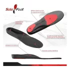 SoleFoot Insoles Hi-Performance Shoe Insoles fekete Deluxe Edition fekete/piros for everyday wear, work, vagy sport Méret: 44_45