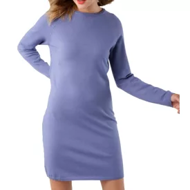   Tamaris női Midi ruha, Summer ruha, trendi hosszú-Sleeved ruha, 95920428 kék Méret: 34