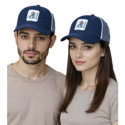 BIOWORLD MERCHANDISING állítható "Limp Bizkit" Baseball sapka  légáteresztő Mesh Insert, kék/szürke Méret: N