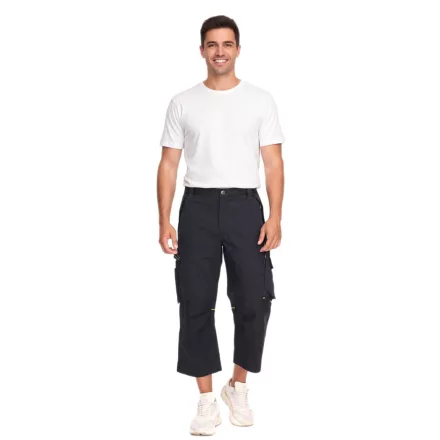 NORTHERN COUNTRY férfi Work Nadrág, Cordura-Reinforced Workwear, DIY Nadrág, 7/8 Nadrág, 78296434 fekete Méret: 50