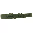 ANGELS & AIRWAVES Rock szíj szövet Öv for férfi és női, egy méret, 109 cm, Military stílus, alkalmi Öv, BT107924ANG, Khaki Méret: L