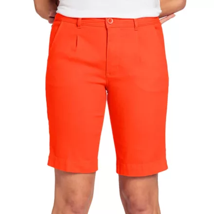 BOYENS''S női szövet bermuda rövidnadrág Sort Rövidnadrág, nadrág Summer pamut Sort Rövidnadrág, 65408166, piros/narancssárga Méret: 34