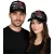 Pike Apparel Unisex férfi női Trucker sapka  the Rock Range, Baseball sapka  koponya és Bullet Appliqué, TC109526PIK, fekete Méret: N