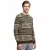 11 PROJECT PRPasco férfi gyapjú-BLEND kötött Pulóver, hosszú-Sleeved Ing, 20716671, 190414, kék/fehér/fekete Méret: XXL