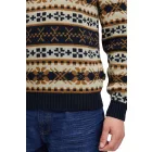 11 PROJECT PRPasco férfi kötött Pulóver  gyapjú tartalom, hosszú-Sleeved Ing 20716671 in Navy, zöld, vagy fekete Méret: L