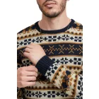 11 PROJECT PRPasco férfi kötött Pulóver  gyapjú tartalom, hosszú-Sleeved Ing 20716671 in Navy, zöld, vagy fekete Méret: XL