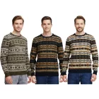 11 PROJECT PRPasco férfi kötött Pulóver  gyapjú tartalom, hosszú-Sleeved Ing 20716671 in Navy, zöld, vagy fekete Méret: XXL