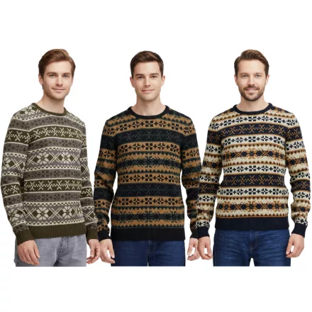 11 PROJECT PRPasco férfi kötött Pulóver  gyapjú tartalom, hosszú-Sleeved Ing 20716671 in Navy, zöld, vagy fekete Méret: XXL