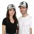 Eminem Unisex férfi női Trucker sapka  Logo Embroidery in Camouflage Look Baseball sapka TC102253EMM fekete/fehér/szürke Méret: N