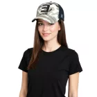 Eminem Unisex férfi női Trucker sapka  Logo Embroidery in Camouflage Look Baseball sapka TC102253EMM fekete/fehér/szürke Méret: N