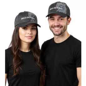   Fall Out gyerek Unisex férfi női Pop-Punk Trucker sapka  hímzett Logo Baseball sapka TC104179FOB fekete Méret: N