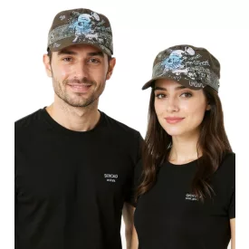   Underoath Unisex férfi női Metalcore szíj pamut sapka in a Military vágott  a Slightly Curved Fit FC107551UND barna Méret: N