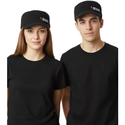 zöld nap Unisex férfi női Punk Rock szíj pamut sapka in a Military vágott  a Slightly Curved Fit FC107042GRN fekete Méret: N