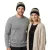 Trust Co Unisex férfi női Crochet Winter sapka, lágy kötött sapka  csíkok, pamut sapka, 7312GUY Navy/fehér/zöld Méret: N