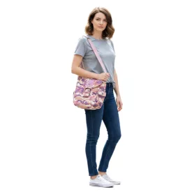   RAMONES Rock szíj válltáska táska  állítható szíj MB81358RAM Camouflage rózsaszín Méret: N