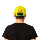 WORLDCUP LEGENDS Unisex férfi női baseball sapka in Brazil design pamut sapka  football player print Curved brim sapka  No. 9 print Damaged look TC123027WCL sárga/Multicolored Méret: N