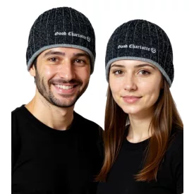   Good Charlotte Unisex férfi női Pop Punk szíj sapka pamut sapka in a klasszikus Fit 9252GDC fekete/fehér Méret: N