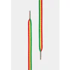 TubeLaces lapos cipőfűző, rasta - 90 cm