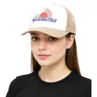 DWD Studioz Unisex férfi női Ipanema Trucker sapka  nagyméretű Embroidery Summer sapka nőknek vagy férfi világos bézs Méret: N