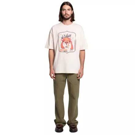 DWD Studioz Ipanema férfi Loose Fit Cargo nadrág, pamut farmer Nadrág, olivazöld zöld Méret: W34