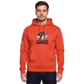   European League of Football – Helvetic Guards 2 ELF férfi pulóver, pamut Pulóver, piros Méret: XS