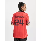 European League of Football Helvetic Guards Unisex férfi női Jersey  "GUARDS 24" Print, piros sport Ing Méret: 3XL