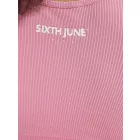 Sixth June Oldalsó Varrás Ráncolt mini ruha rózsaszínben Méret:M
