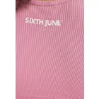Sixth June Oldalsó Varrás Ráncolt mini ruha rózsaszínben Méret:M