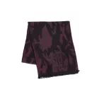 stílusos Roberto Cavalli sál for férfi és női, pure gyapjú, WOV06600003-02374, fekete/piros Méret: N