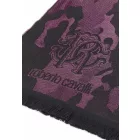 stílusos Roberto Cavalli sál for férfi és női, pure gyapjú, WOV06600003-02374, fekete/piros Méret: N